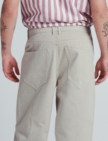 Blugi Reserved, crem, 36