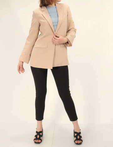 Blazer New look, crem, 38 Crem