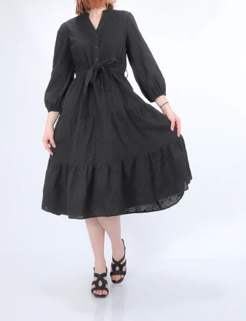 Rochie Medie Reserved, negru, 36 Negru