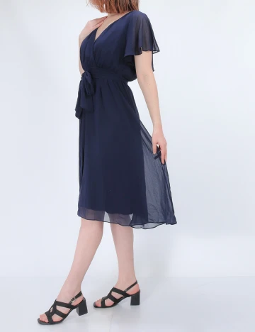 Rochie scurta Goddiva, bleumarin, 36