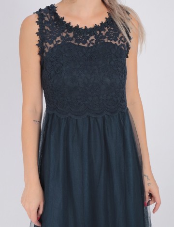 Rochie lunga Vila, bleumarin