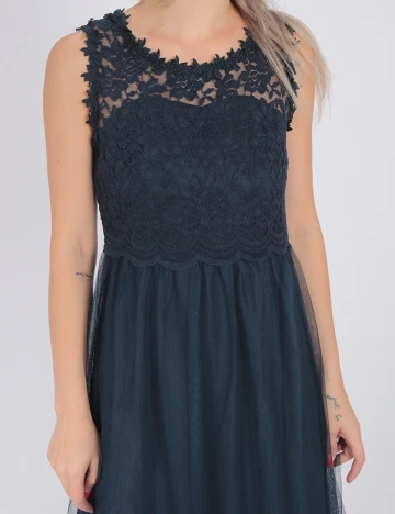 Rochie lunga Vila, bleumarin