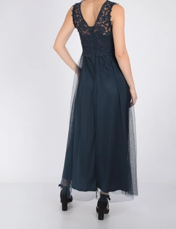 Rochie lunga Vila, bleumarin