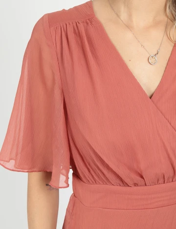 Rochie scurta Vila, somon, 40