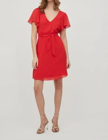 Rochie scurta Vila, rosu, 38