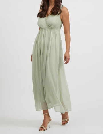 Rochie lunga Vila, verde Verde