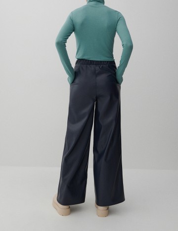 Pantaloni Reserved, bleumarin, 34
