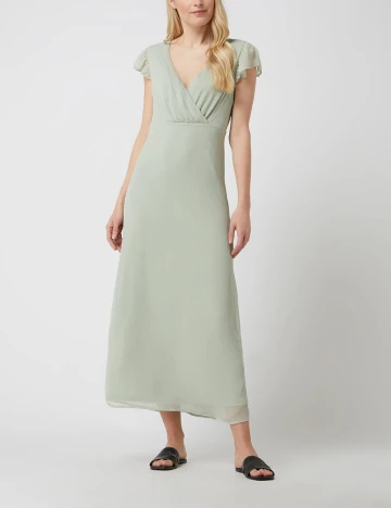 Rochie lunga Vila, verde