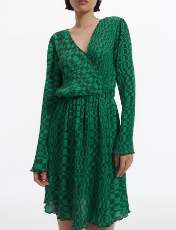 Rochie scurta Reserved, verde
