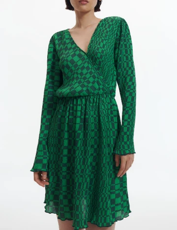 Rochie scurta Reserved, verde