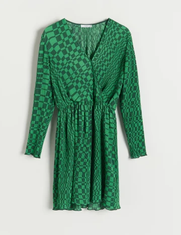 Rochie scurta Reserved, verde