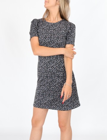 Rochie Reserved, gri inchis