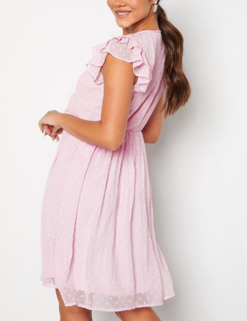 Rochie scurta Vila, roz, 38