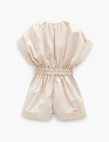 Salopeta Zara, crem, M