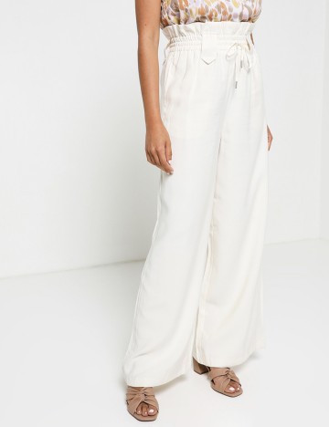 Pantaloni Vila, ecru, 34