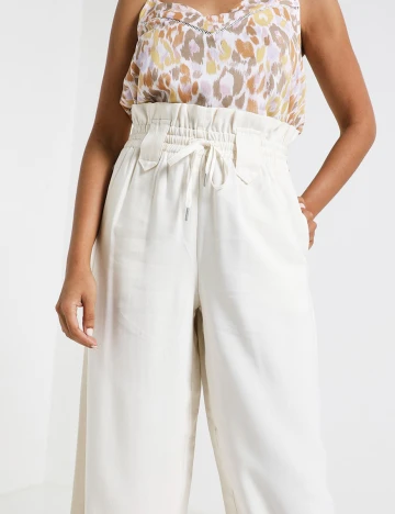 Pantaloni Vila, ecru, 34