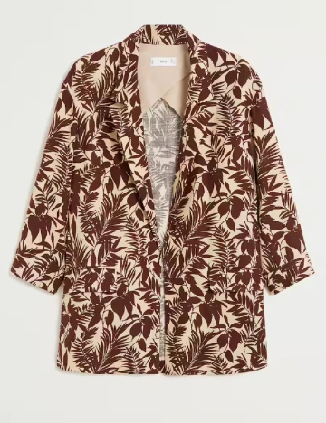 Blazer Mango, maro, XS