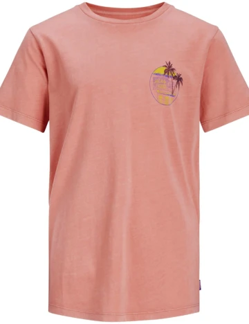 Tricou Jack & Jones, roz flamingo, 10 ANI Roz