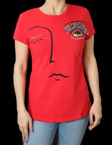 Tricou Monte Cervino MONTE CERVINO, rosu, L