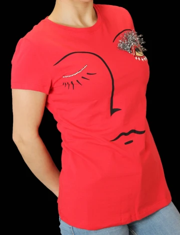 Tricou Monte Cervino MONTE CERVINO, rosu, L