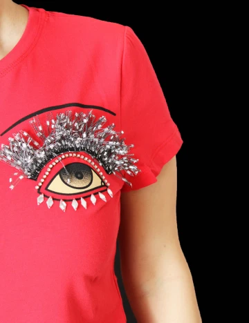 Tricou Monte Cervino MONTE CERVINO, rosu, L