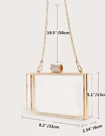 Geanta SHEIN, auriu, ONE SIZE Galben