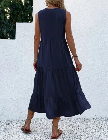 Rochie medie SHEIN, bleumarin, M