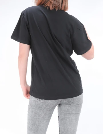 Tricou SHEIN, negru, M Negru
