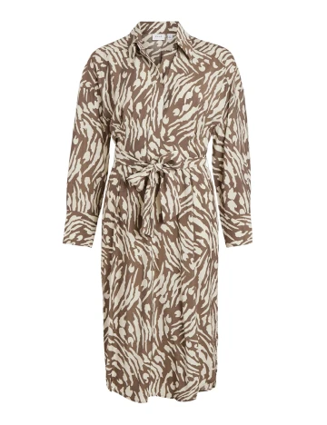 Rochie medie Vila, maro, 38 Maro