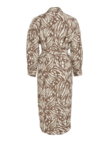 Rochie medie Vila, maro, 38