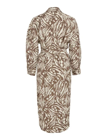 Rochie medie Vila, maro, 38 Maro