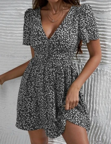 Rochie Scurta SHEIN, negru, M
