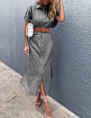 Rochie Lunga SHEIN, gri, M