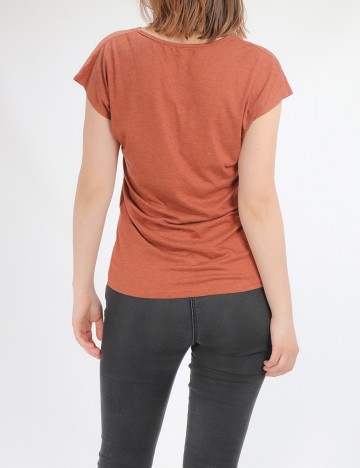 Tricou SHEIN, caramiziu, S