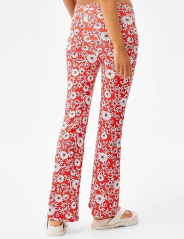 Pantaloni Bershka, rosu, S