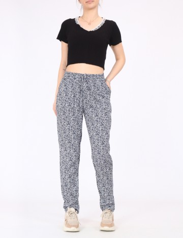 Pantaloni Hailys, bleumarin, S