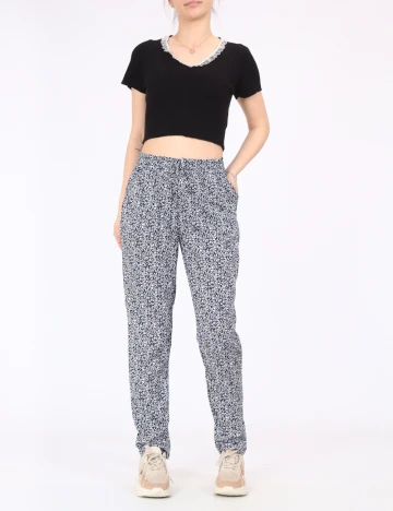 Pantaloni Hailys, bleumarin, S