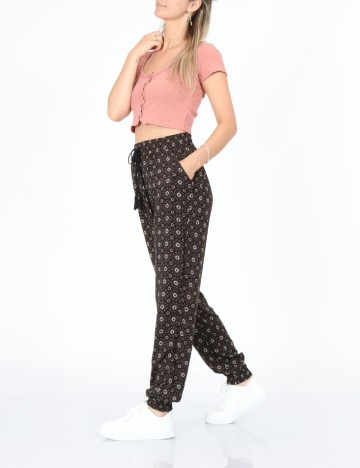 Pantaloni Hailys, maro, S
