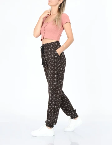 Pantaloni Hailys, maro, S