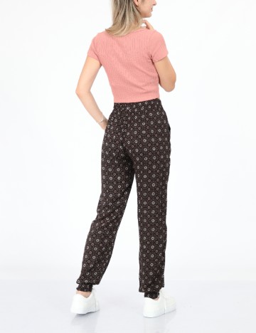 Pantaloni Hailys, maro, S