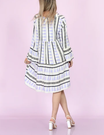 Rochie scurta Hailys, ecru, XS