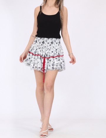 Fusta Savage Culture, alb, XS