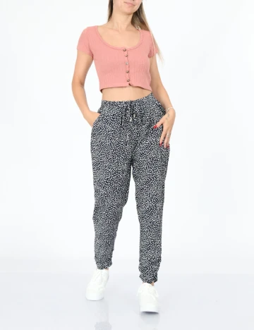 Pantaloni Hailys, bleumarin, XS