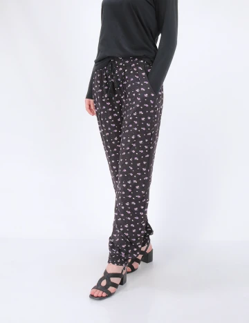 Pantaloni Hailys, floral, M Floral print