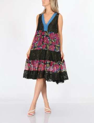 Rochie medie Savage Culture, mix culori Mix culori