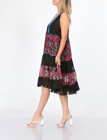 Rochie medie Savage Culture, mix culori