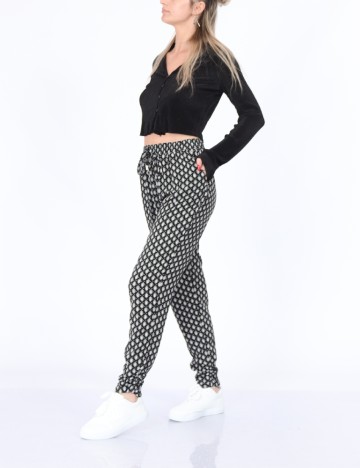 Pantaloni Hailys, negru, XS