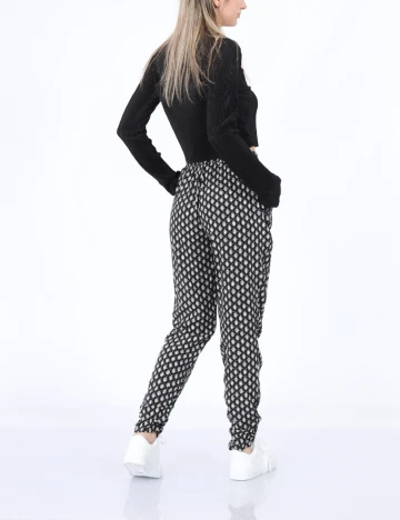 Pantaloni Hailys, negru, XS