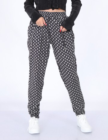 Pantaloni Hailys, negru, XS