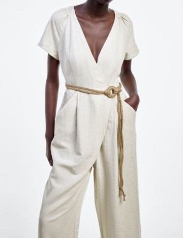 Salopeta Zara, crem, L